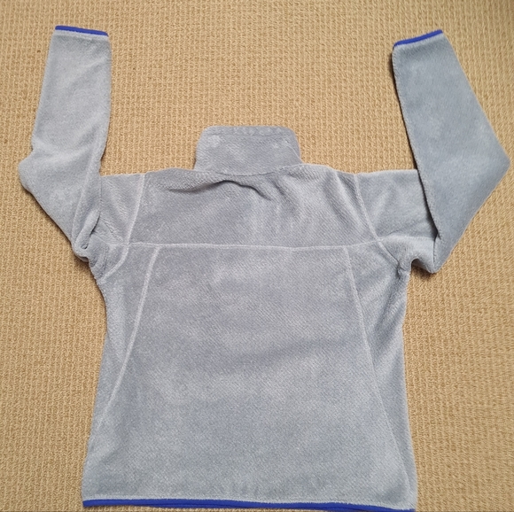 Patagonia Re-Tool Snap-T Fleece Pullover Jacket Grey/ Blue Women's L - Picture 7 of 16